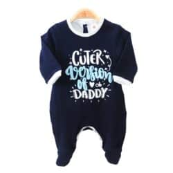 Babygrow 2 ways “Cuter Version” – Navy