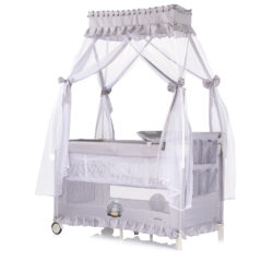 Baby Cot “Palace Hippo” – Grey