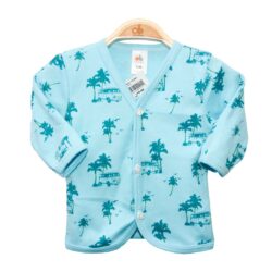 Cardigan “Coconut Tree” – Blue