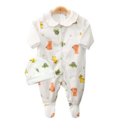 Babygrow 3pcs “Bear” – White