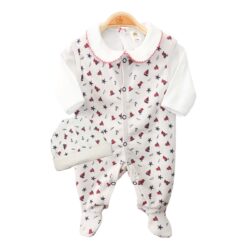 Babygrow 3pcs “Boat” – White