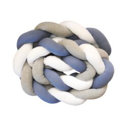 Baby Bumper Cushion – White, Grey, Navy