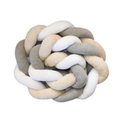 Baby Bumper Cushion – White, Grey, Beige