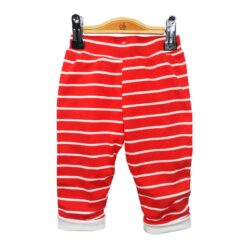Pants 2 ways “Stripe” – White & Red