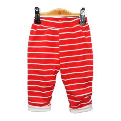 Pants 2 ways "Stripe" – White & Red