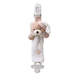 Fy Bear Pacifier Holder – Beige