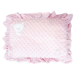 Fy Dotted Fluffy Pillow – Pink