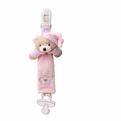 Fy Bear Pacifier Holder – Pink