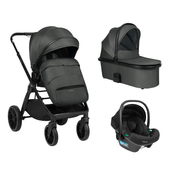 Stroller Set "Tiffany" - Dark Grey
