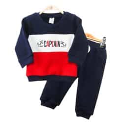 Jogger Set “Captain” – Navy, White & Red