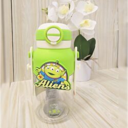 Water Bottle “Aliens” P2 – Green