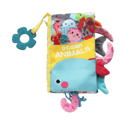 Cloth Book + Teether – Ocean Animal
