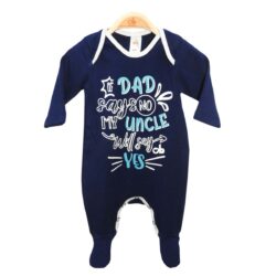 Babygrow “Uncle will say yes” – Navy