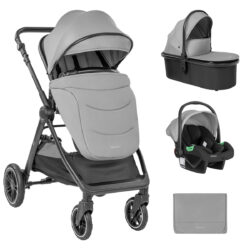 Stroller Set "Ava" - Grey