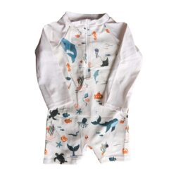 Swimsuit “whale” – Grey