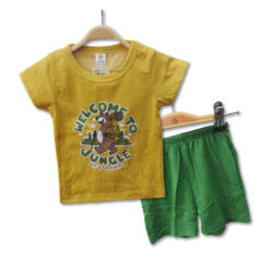 T-shirt set “Jungle” – Yellow