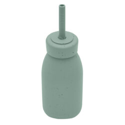 Bottle with straw “Silicone” – Sage