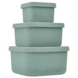 Snack box “Silicone 3 Pcs” – Sage