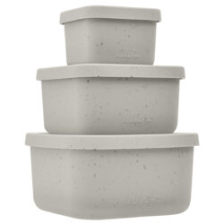 Snack box “Silicone 3 Pcs” – Sand