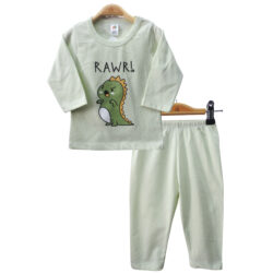 T-shirt set “Dino” – Light Green