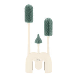 Silicone bottle brush set 3pcs with holder