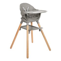 High chair 6 in 1 “Woody” – Grey