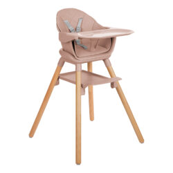 High chair 6 in 1 “Woody” – Pink