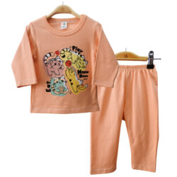 Set T-shirt ML “Cats” – Saumon