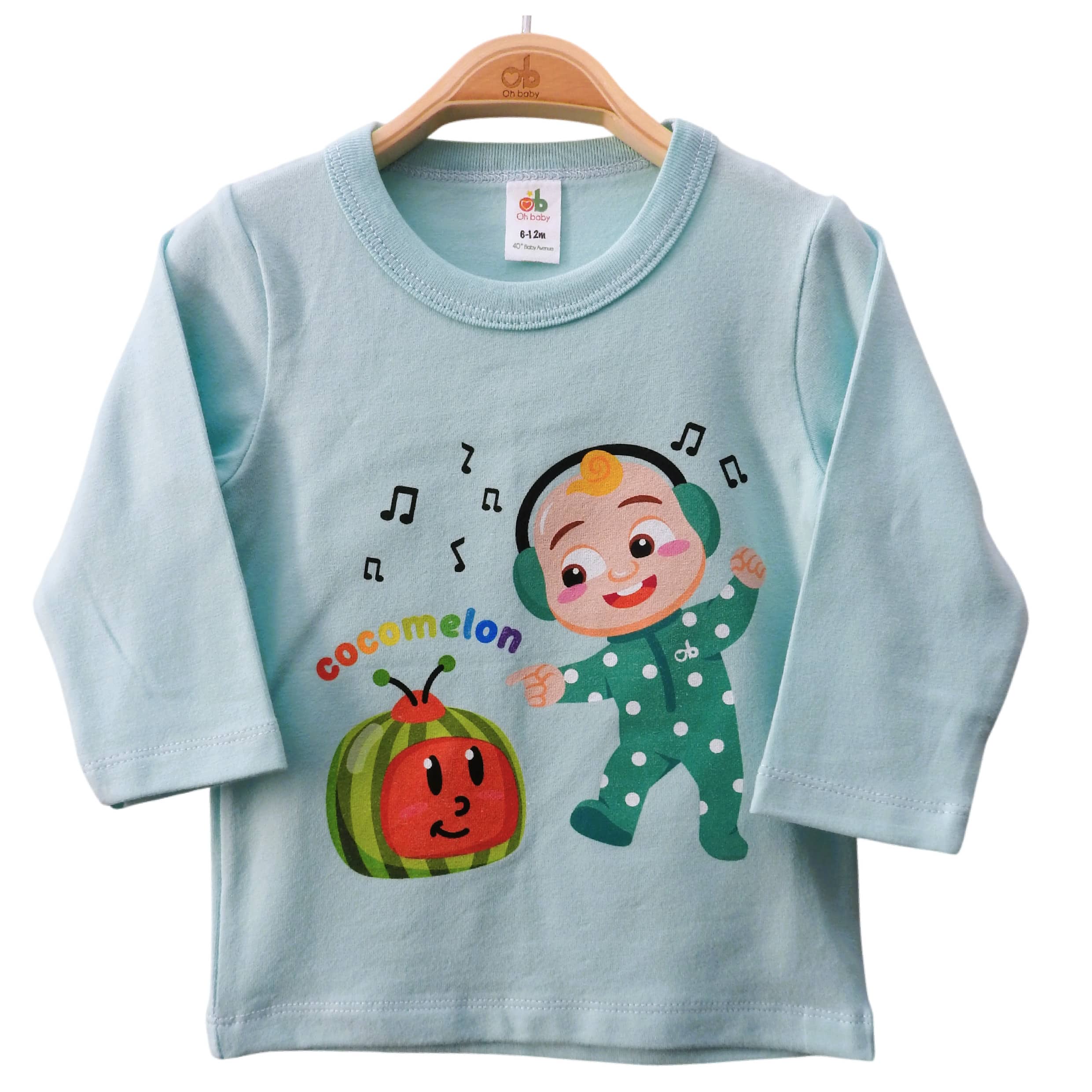 T-shirt ML "Cocomelon" - Bleu